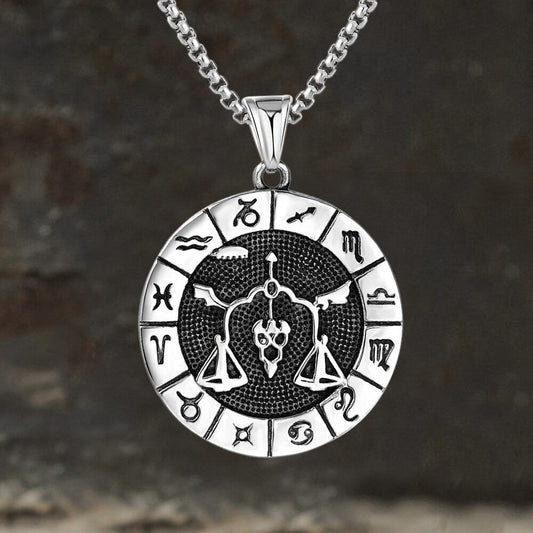 Libra Stainless Steel Pendant