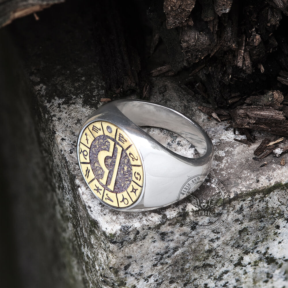 Libra Stainless Steel Ring