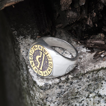 Libra Stainless Steel Ring