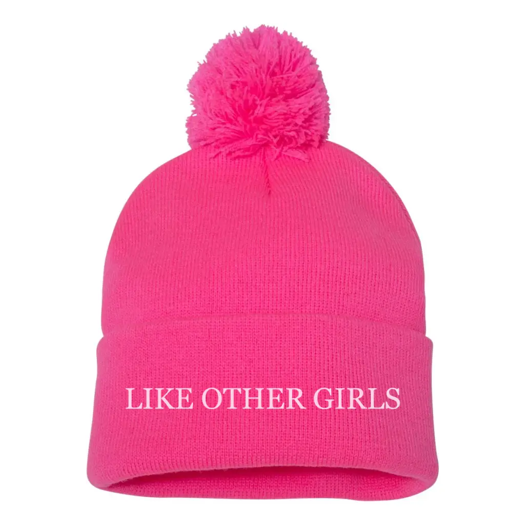 Not Like Other Girls Pom Pom Beanie | FREE SHIPPING