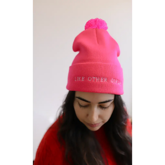 Not Like Other Girls Pom Pom Beanie | FREE SHIPPING