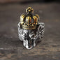 Lion King Crown Stainless Steel Ring