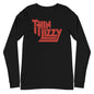 Thin Lizzy - Classic Red Logo Long Sleeve T-Shirt