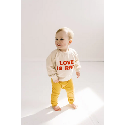 Love is Rad Baby Pullover Sweatshirt