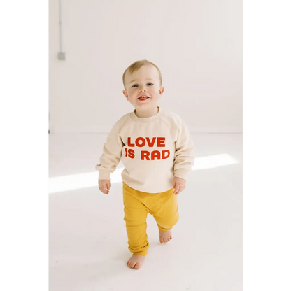 Love is Rad Baby Pullover Sweatshirt