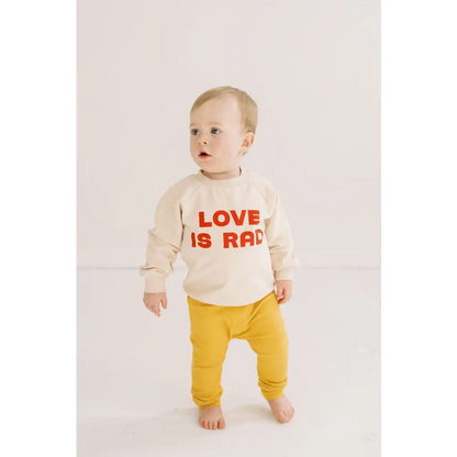 Love is Rad Baby Pullover Sweatshirt
