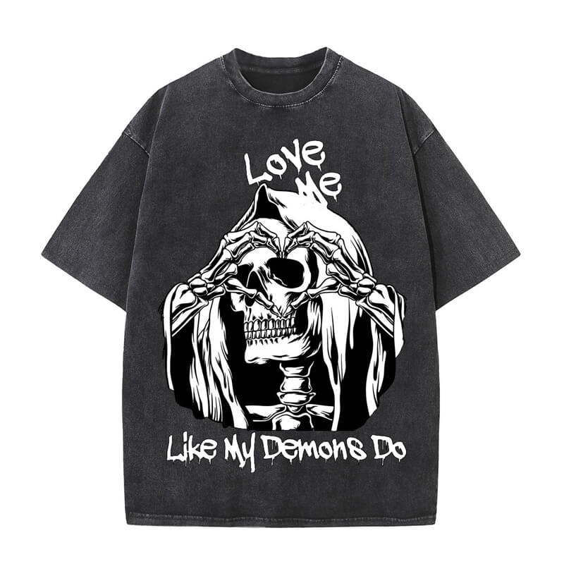 Love Me Like My Demons Do Skull T-shirt