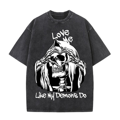 Love Me Like My Demons Do Skull T-shirt