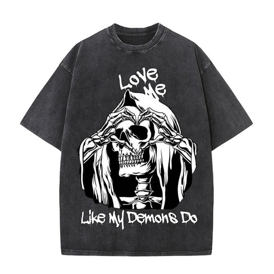 Love Me Like My Demons Do Skull T-shirt