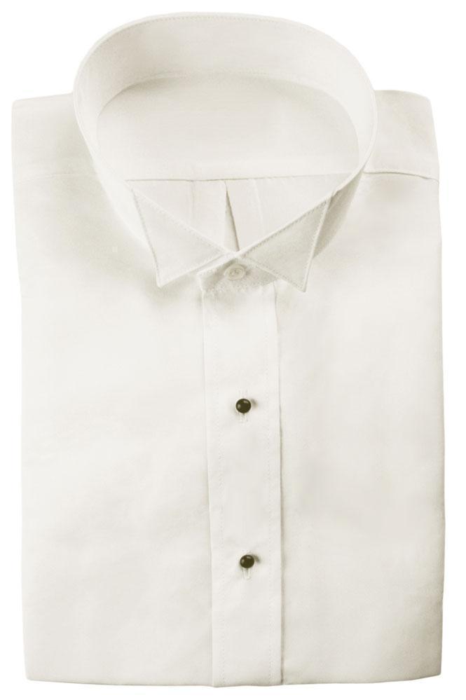 "Lucca" Ivory Wingtip Tuxedo Classic Fit Shirt
