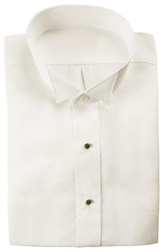 "Lucca" Ivory Wingtip Tuxedo Classic Fit Shirt