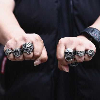Lucifer Nephilim Seal Stainless Steel Ring