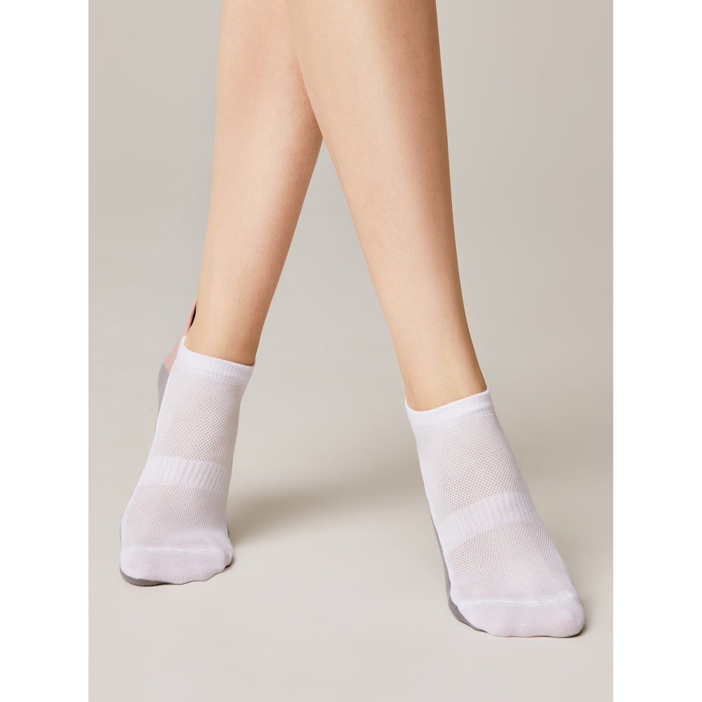 Cotton Ankle Socks Conte Active - With a "Tongue" 393