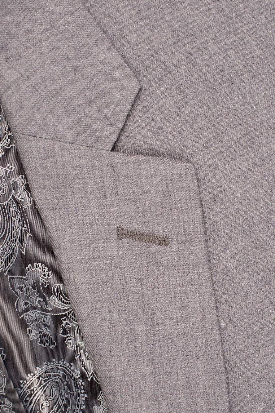 "Madison" Heather Grey Suit Jacket Notch (Separates)