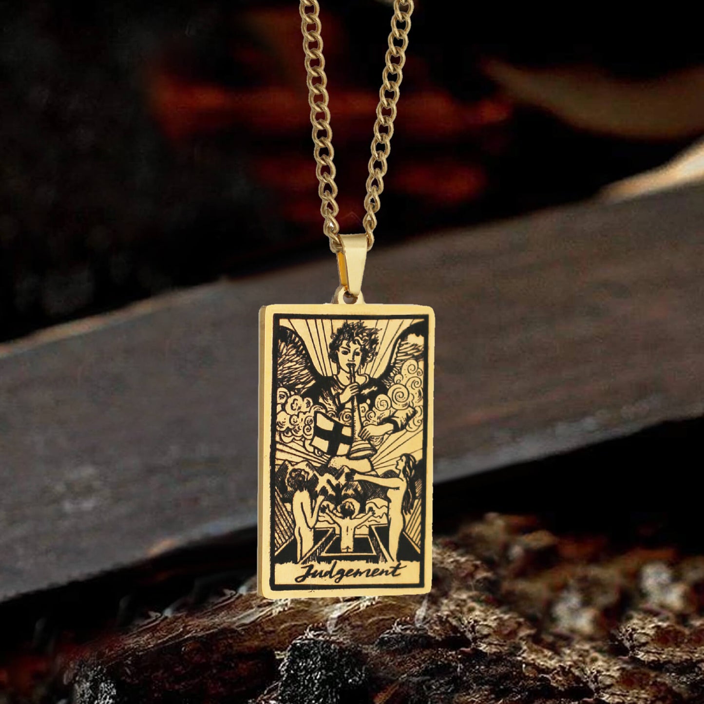 Major Arcana Tarot Stainless Steel Necklace