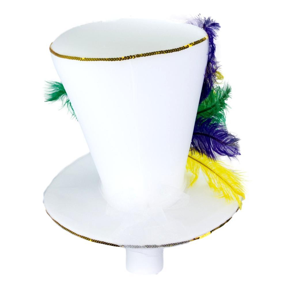 Mardi Gras Bride Hat