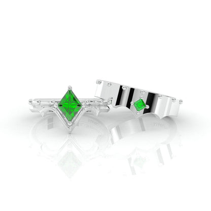 Marksman's Ring Set (Women)- 14k Yellow Gold Video Game Inspired Rings