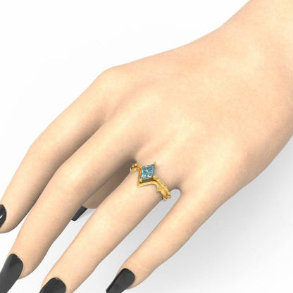 Marksman's Ring (Unisex)- 14k Yellow Gold Video Game Inspired Rings