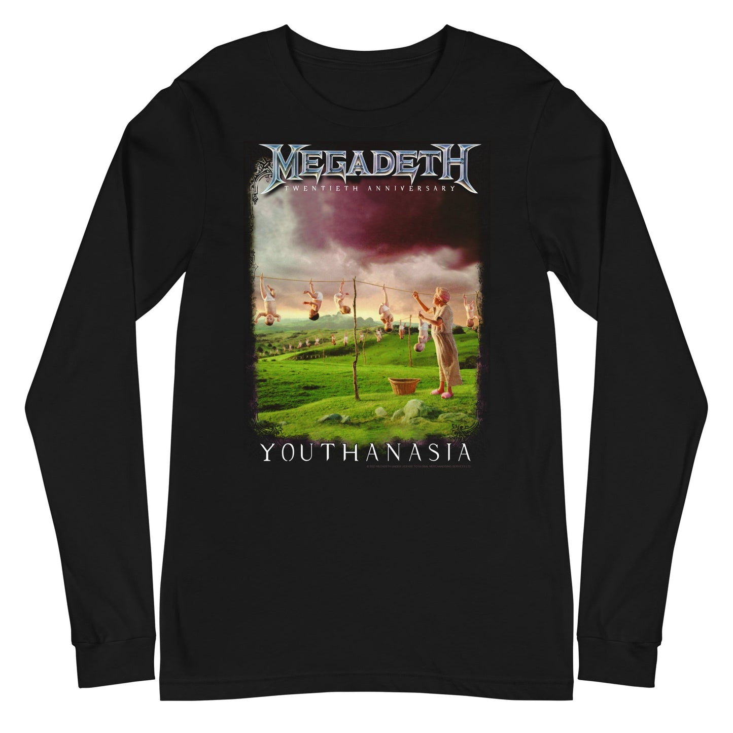Megadeth - 20th Youthanasia Long Sleeve T-Shirt