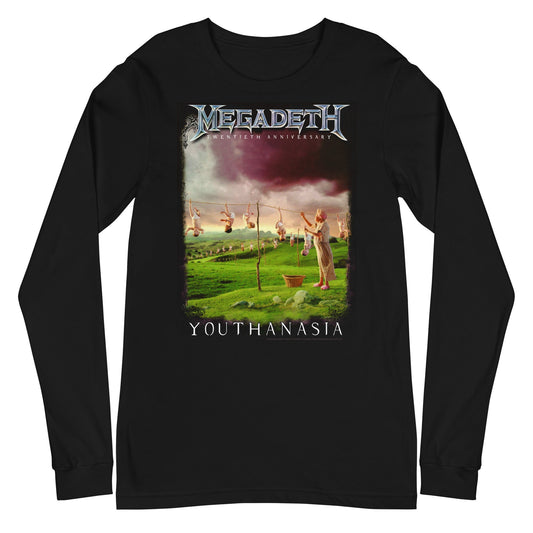 Megadeth - 20th Youthanasia Long Sleeve T-Shirt