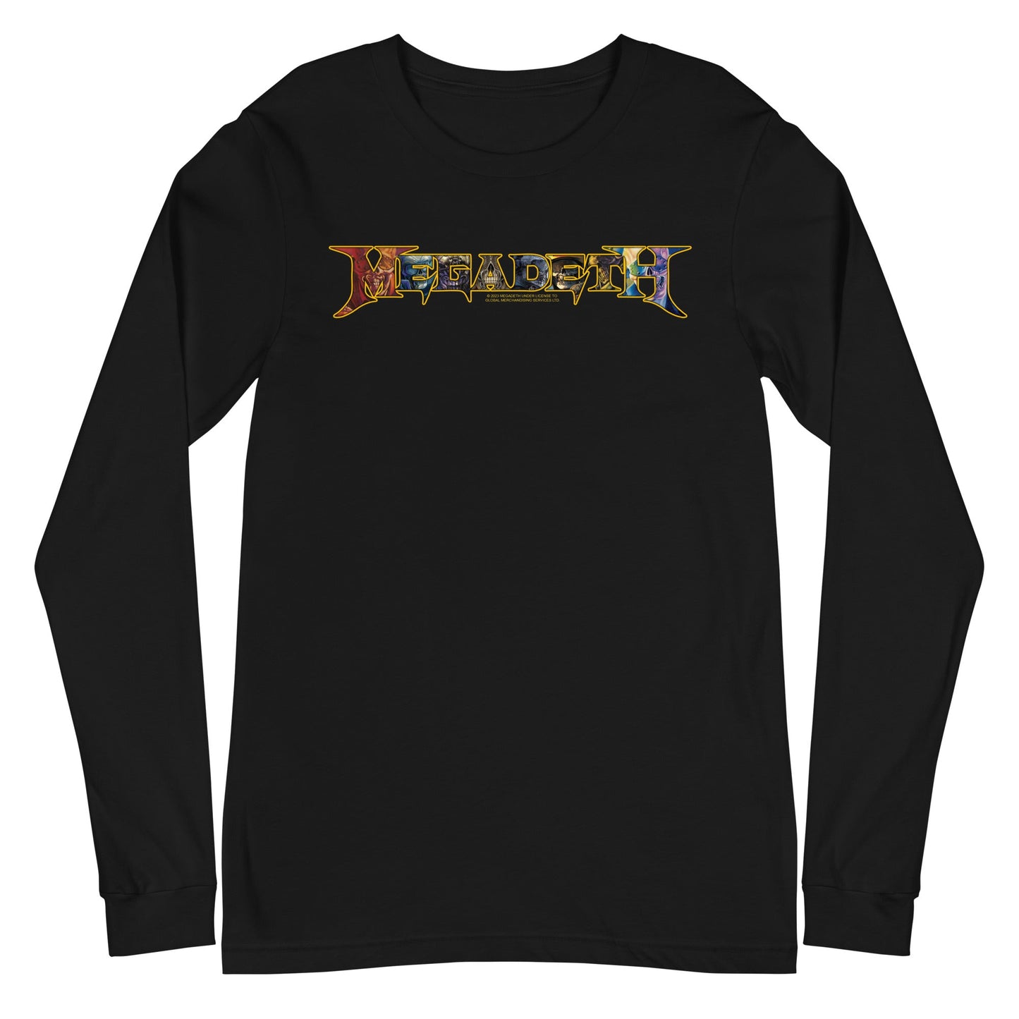 Megadeth - Vic Lettered Logo Long Sleeve T-Shirt