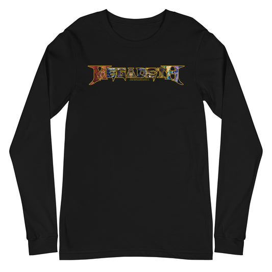 Megadeth - Vic Lettered Logo Long Sleeve T-Shirt