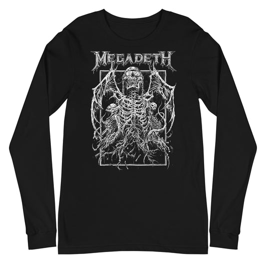 Megadeth - Skeleton Wings Long Sleeve T-Shirt