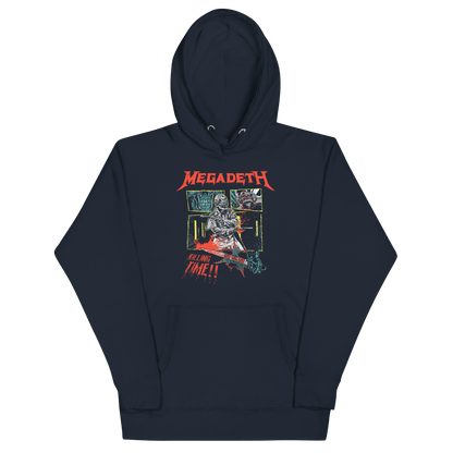 Megadeth - Killing Time Hoodie - Navy