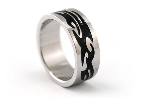 Men Gothic Style Stainless Steel Ring Band