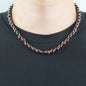 Men’s Vintage Stone Beaded Necklace