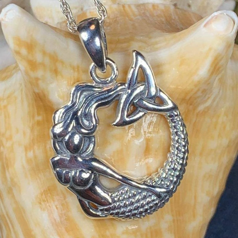 Celtic Mermaid Necklace
