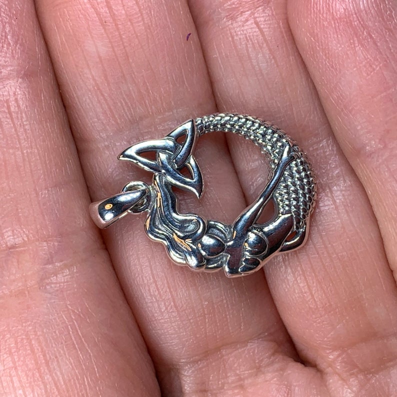 Celtic Mermaid Necklace