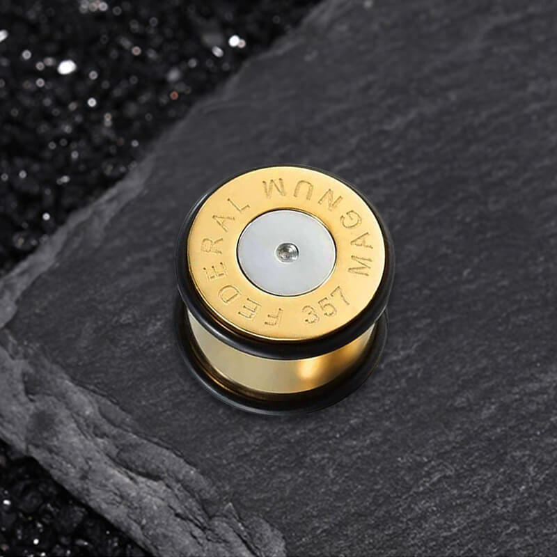 Minimalism Round Stainless Steel Ear Gauge