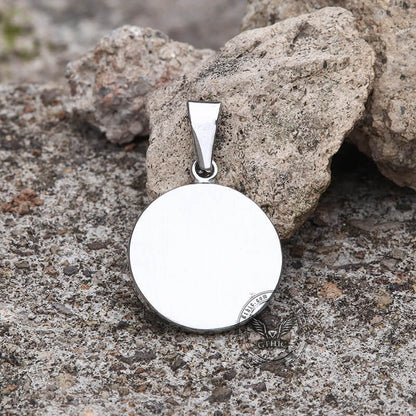 Minimalist Compass Stainless Steel Pendant