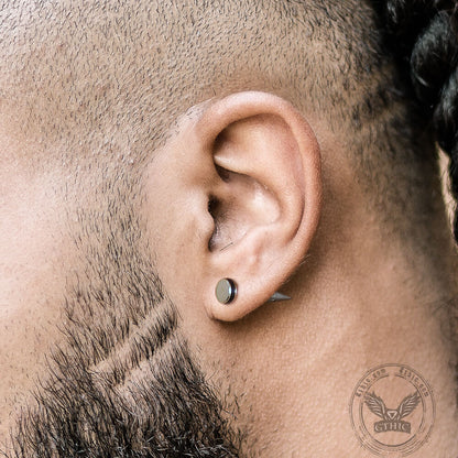 Minimalist Conical Stainless Steel Ear Studs