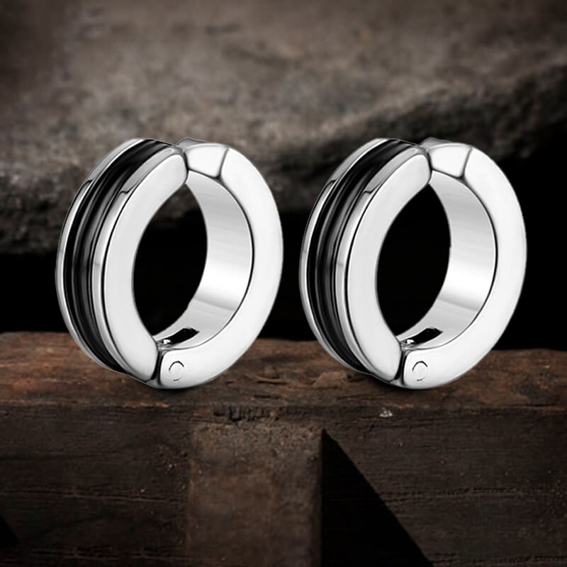 Minimalist Geometric Stainless Steel Ear Cuffs