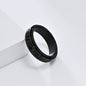 Minimalist Great Wall Pattern Stainless Steel Spinner Ring