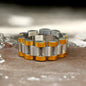 Minimalist Watch Chain Design Stainless Steel Ring