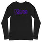Misfits - Purple Drip Logo Long Sleeve T-Shirt