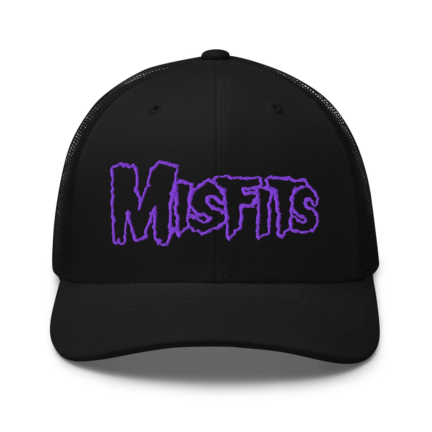 Misfits - Purple Drip Logo Trucker HD Embroidered Hat
