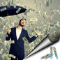Money Confetti Cannon (8 Pack) - Large Cannons $100 Bills Cash Party Poppers Blaster Business Promotion New Years Eve Wedding Celebrations Birthday