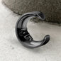 Moon Saddle Human Face Ear Gauge