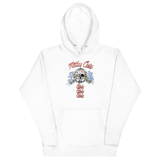 Motley Crue Girl's Skull Classic Hoodie