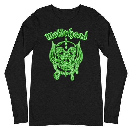 Motorhead - Neon Green Warpig Long Sleeve T-Shirt