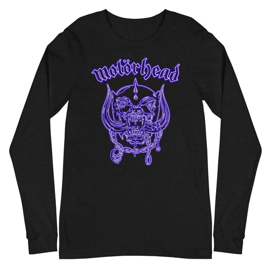Motorhead - Neon Blue Warpig Long Sleeve T-Shirt