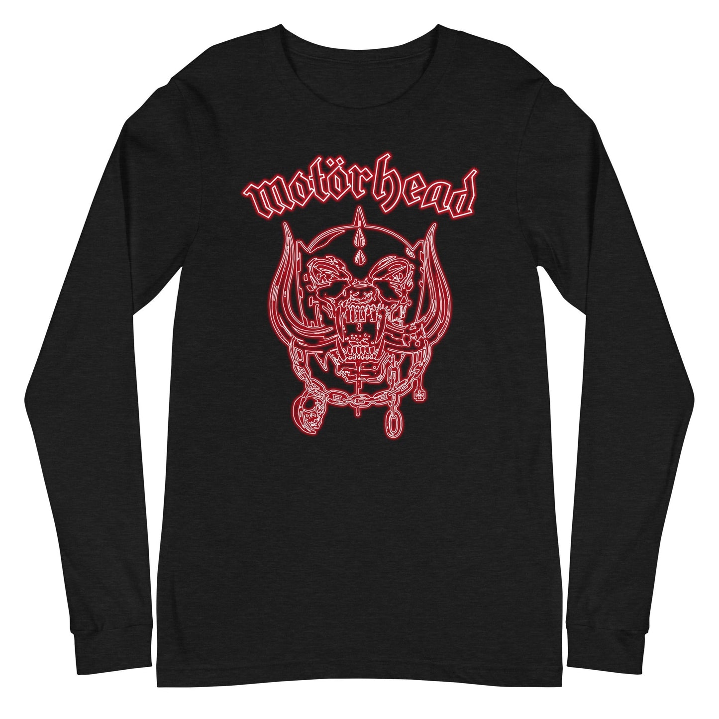 Motorhead - Neon Red Warpig Long Sleeve T-Shirt