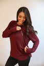 Free Flowing Long Sleeve Nursing Top