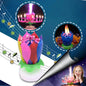 Multi Color "Happy Birthday" Singing Musical Flower Candle - Rotating Party Light Magical Lotus Music Cake Candles