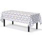 Multi Colored Polka Dot Plastic Table Covers | 12 Pack