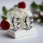 Multiple Skull Gothic Unisex Hoop Earrings